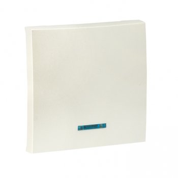 Фотография товара 'EKF Валенсия лицевая панель выключателя 1-кл. с индикатором 10А жемчуг ESV10-L-121-50'