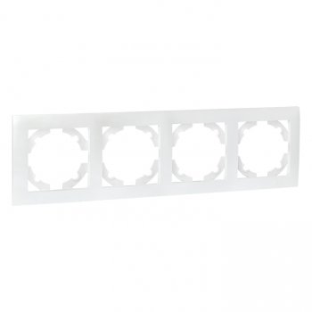 Фотография товара 'EKF Валенсия Рамка 4-местная жемчуг EWM-G-304-50'