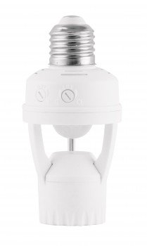 Фотография товара 'EKF ИК датчик движения E27 60Вт 360гр. до 7м IP20 dd-ms-E27'