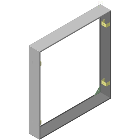 Фотография товара 'EKF mb08-k-bas Кожух для навесной установки ЩЭ (1006х956х140)'