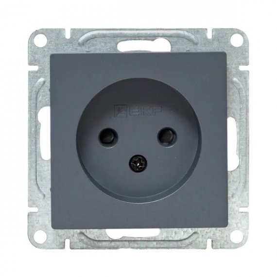 Фотография товара 'EKF UP1-SOG-101 Механизм розетки, 16А, без заземления, со шторками'
