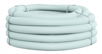 Фотография товара 'EKF Труба гофрированная ПВХ Plast с зондом d63мм tg-z-63'