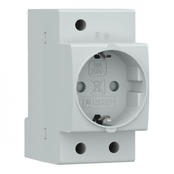 Фотография товара 'EKF RDE4716 Розетка РДЕ-47 16А (под евро вилку с заземлением)'