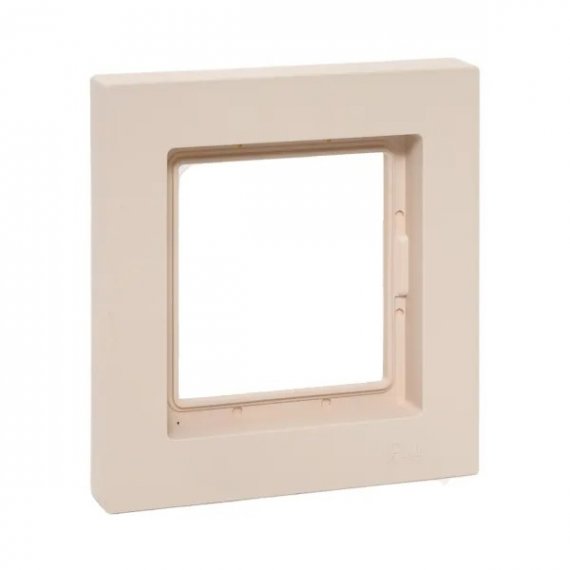 Фотография товара 'EKF UP1-FPI-01-44 1 - местная рамка, IP44, кремовая, пластик Эпика'