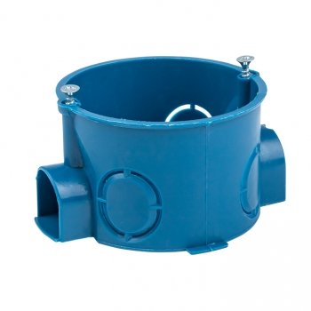 Фотография товара 'EKF Коробка установочная КМТ-010-002 для твердых стен (68х42) с саморезами IP20 PROxima plc-kmt-010-002-r'