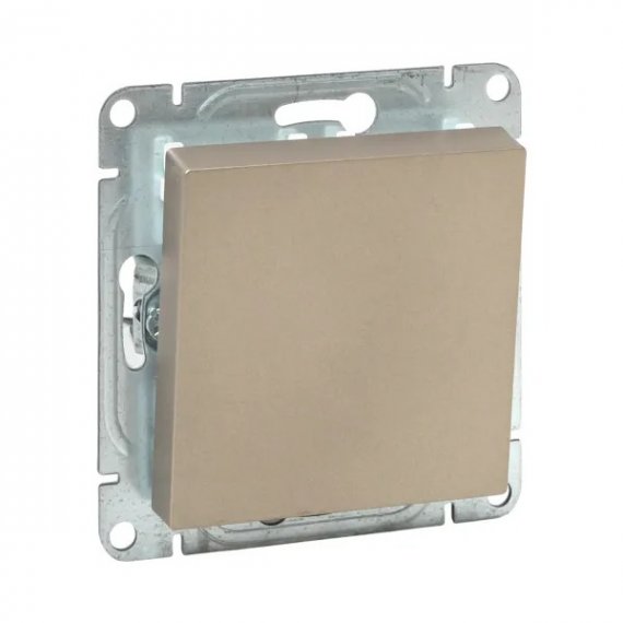 Фотография товара 'EKF UP1-SWC-11 Механизм выключателя, одноклавишный, проходной, шампань Эпика'