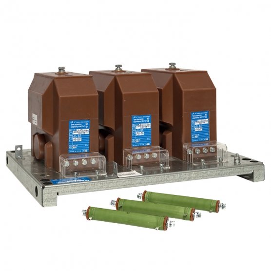 Фотография товара 'EKF 3NIOLST-21332-20/20/100 Трёхфазная группа трансформаторов напряжения НИОЛ-СТ-10-2М1-100/V3/100/V3/100/3-0,5/0,5/3Р-20ВА/20ВА/100ВА У2'