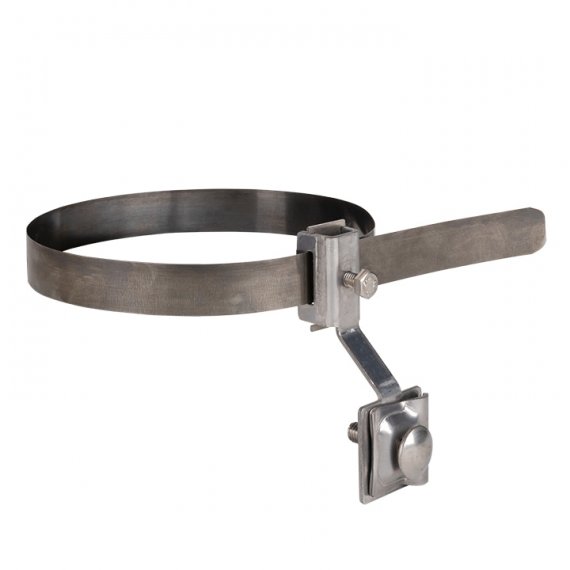 Фотография товара 'EKF Держатель для труб универсальный D=(0-200)мм Cu и полоса нерж. cталь PROxima lp-33220-cu'