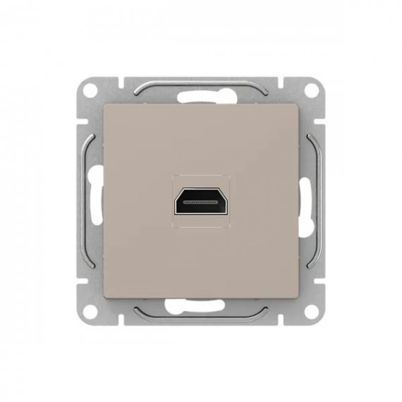 Фотография товара 'EKF UP1-SOI-HDMI Механизм розетки HDMI, кремовый Эпика'