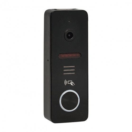 Фотография товара 'EKF int-cpv-02 Вызывная видеопанель со счит. ключей CPV-02 чер. 4пр. 1000TVL IP65'