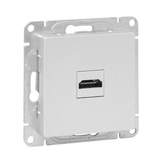 Фотография товара 'EKF UP1-SOA-HDMI Механизм розетки HDMI, алюминий Эпика'