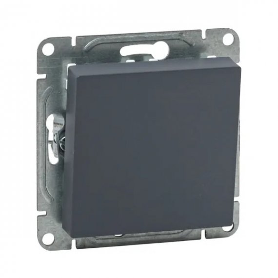 Фотография товара 'EKF UP1-SWG-11 Механизм выключателя, одноклавишный, проходной, графит Эпика'