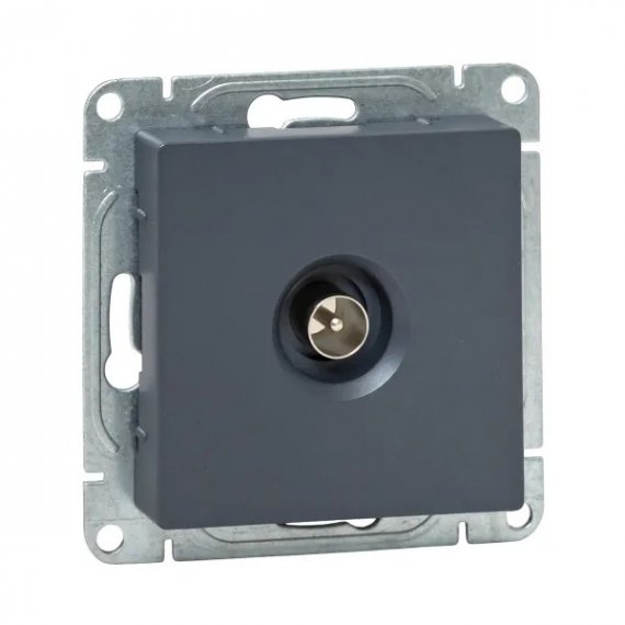 Фотография товара 'EKF UP1-SOG-TV-1 Механизм розетки TV, одиночная, графит Эпика'