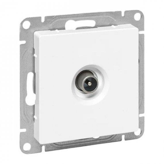 Фотография товара 'EKF UP1-SOW-TV-2 Механизм розетки TV, опроходная, белый Эпика'