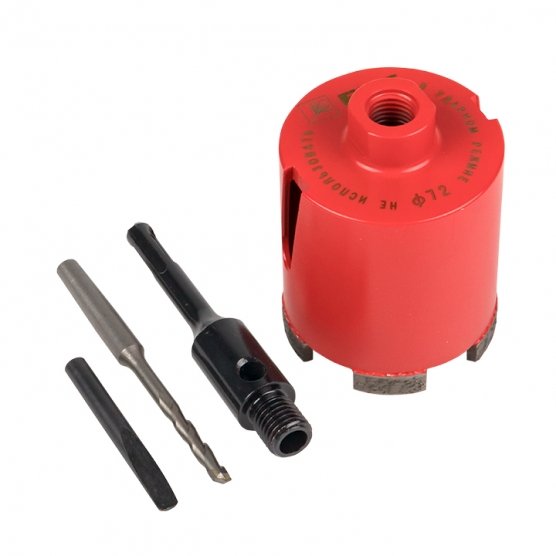 Фотография товара 'EKF dch-72-m16 Коронка алмазная DCH-72 Laser M16 SDS-Plus Expert'