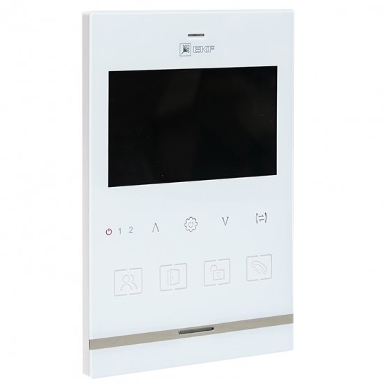 Фотография товара 'EKF int-ipv-01 Видеодомофон IPV-01 4''TFT 4пр. 2 канала IP20'