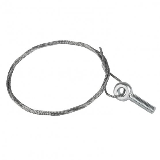 Фотография товара 'EKF trrbm8-3 Трос стальной с рым-болтом М8 3 м (2 мм)'