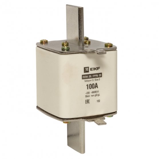 Фотография товара 'EKF fus-39/630/100 Плавкая вставка ППН-39 630/100А габарит 3'