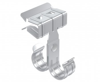 Фотография товара 'EKF Зажим балочный 3-8мм под трубу двойной 20 мм ZB3-8-Tr20-25W'