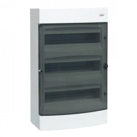 Фотография товара 'EKF ux-3x18-n Щит распределительный навесной "Unix" прозрачная дверь 3x18 модулей IP41'