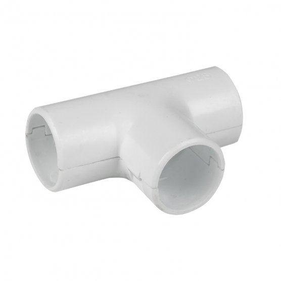 Фотография товара 'EKF tr-t-20w-r Тройник соединительный для трубы 20 мм -Plast'