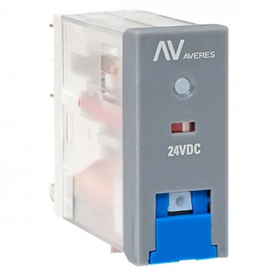 Фотография товара 'EKF rpat-22-2-24DC Реле промежуточное с кнопкой и мех. Индикацией RPAt 22/2 8A 24В DC'