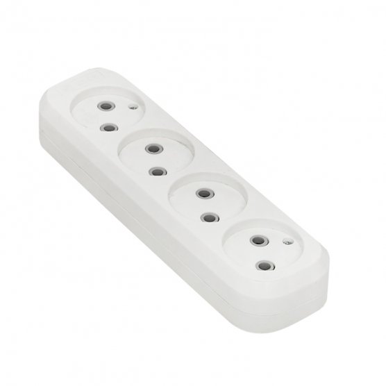 Фотография товара 'EKF AKB10-4 Колодка 4 гн. 10А 2,2кВт б/з Эксперт PROxima'