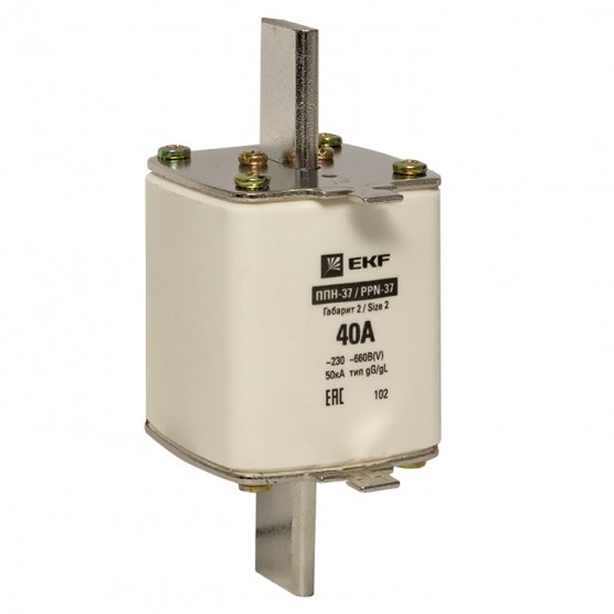 Фотография товара 'EKF fus-37/400/40 Плавкая вставка ППН-37 400/40А габарит 2'