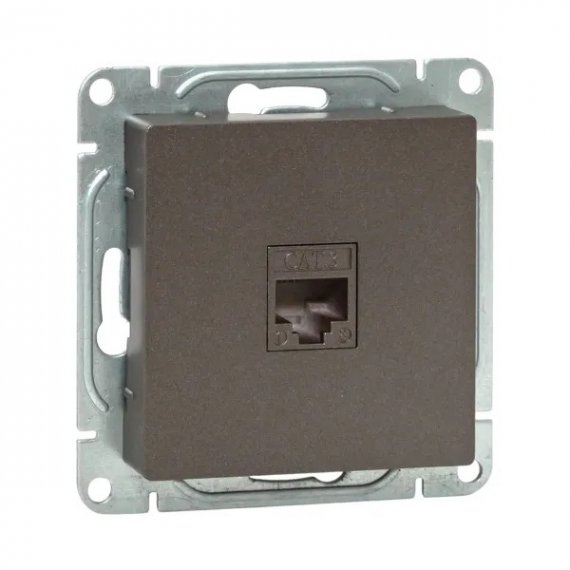 Фотография товара 'EKF UP1-SOM-RJ11 Механизм розетки RJ11, мокко Эпика'