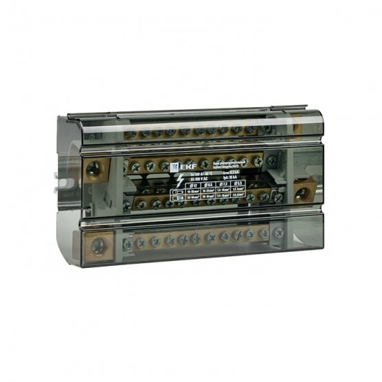 Фотография товара 'EKF db-160-4x12 Блок распределительный (кросс-модуль) 160A (4x12)'