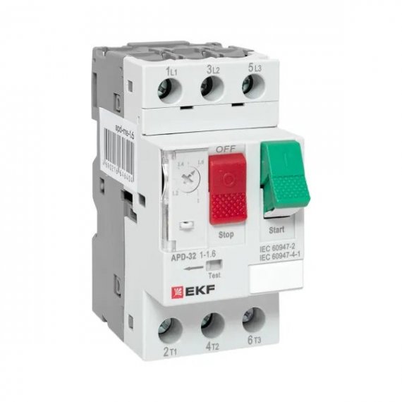 Фотография товара 'EKF apd-me-1.6 Автомат пуска двигателя АПД-32 1,0-1,6А'