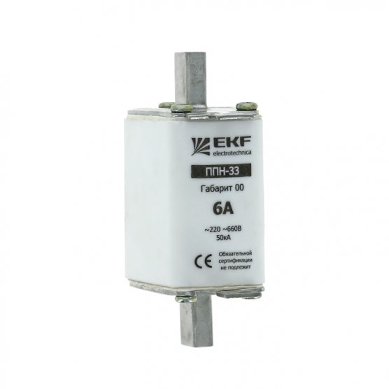 Фотография товара 'EKF fus-33/160/10 Плавкая вставка ППН-33 160/10А габарит 00'