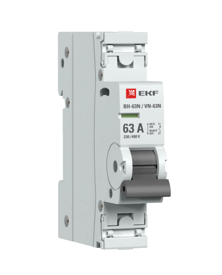 Фотография товара 'EKF S63163 Выключатель нагрузки 1P 63А ВН-63N PROxima'