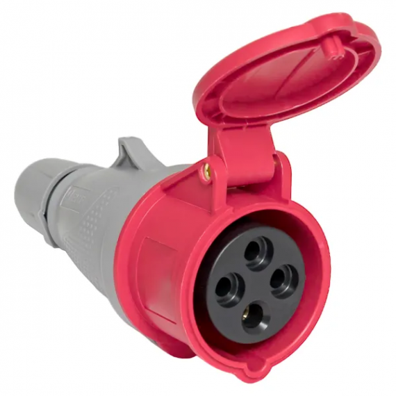 Фотография товара 'EKF ps-214-16-380-PRO Розетка переносная 214 3Р+РЕ 16А 380В IP44'