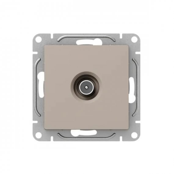 Фотография товара 'EKF UP1-SOI-TV-2 Механизм розетки TV, проходная, кремовый Эпика'