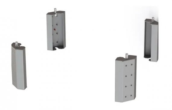 Фотография товара 'EKF AleSta-BS20 Комплект угловых элементов цоколя В =200 мм, 1 кмп = 4 шт.'