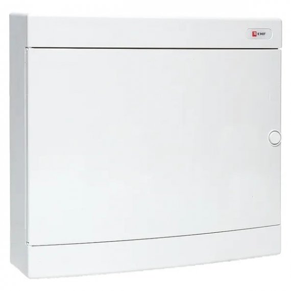 Фотография товара 'EKF ux-2x18-nw Щит распределительный навесной "Unix" белая дверь 2x18 модулей'