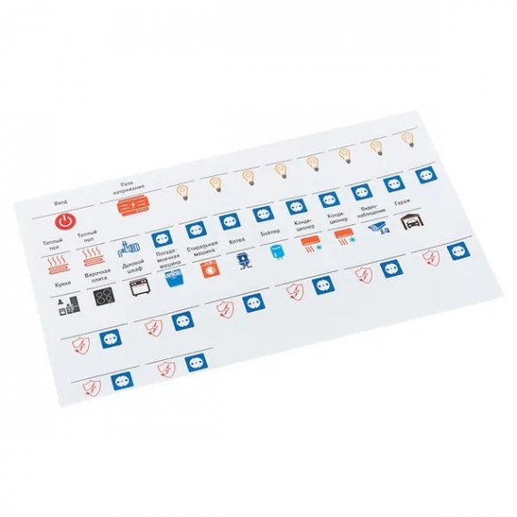 Фотография товара 'EKF mn-1-2-x Комплект модульных наклеек средний с инд. ШК (137x240)'