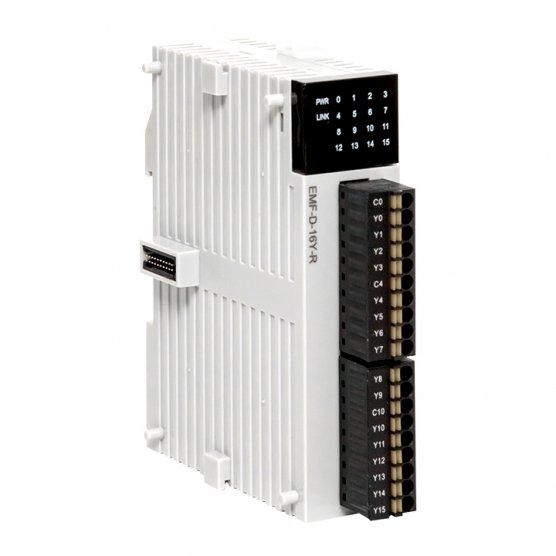 Фотография товара 'EKF EMF-D-16Y-R Модуль дискретного вывода EMF 16 PRO-Logic'
