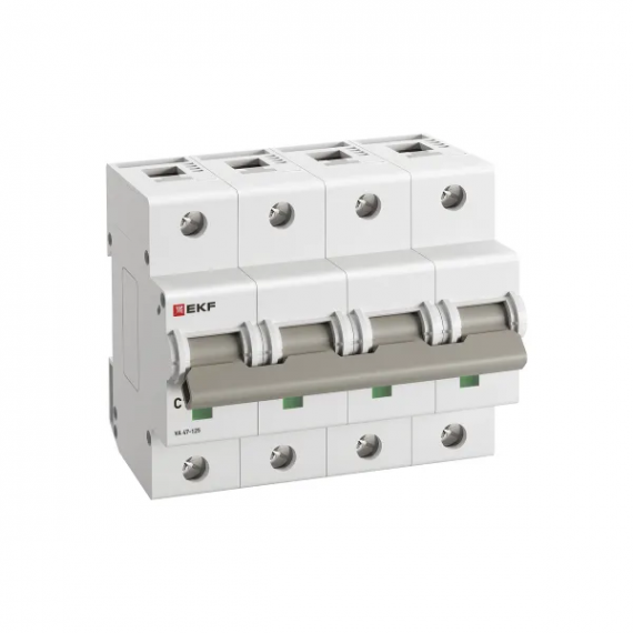 Фотография товара 'EKF mcb47125-4-50C Автоматический выключатель ВА 47-125 4P 50А (C) 15кА'