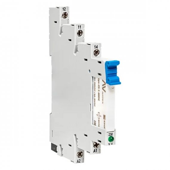 Фотография товара 'EKF rps-23-1-60-rms230AC Реле промежуточное с розеткой в сборе РП slim 23/1 6A 230В'