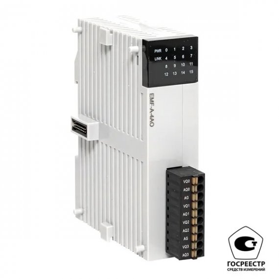 Фотография товара 'EKF EMF-A-4AO-V Модуль аналогового вывода EMF 4 PRO-Logic'