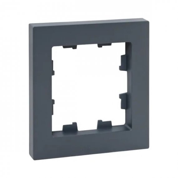 Фотография товара 'EKF UP1-FPG-01 1 - местная рамка, графит, пластик Эпика'