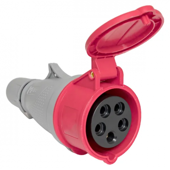 Фотография товара 'EKF ps-215-16-380-PRO Розетка переносная 215 3Р+РЕ+N 16А 380В IP44'