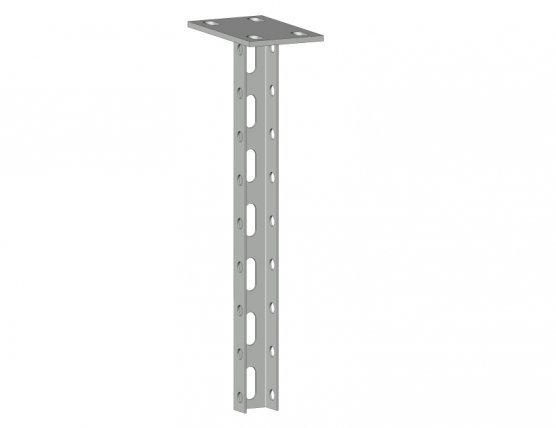 Фотография товара 'EKF kpo2400-HDZ Кронштейн потолочный одинарный 2400 мм (2 мм) HDZ'