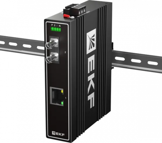 Фотография товара 'EKF TSX-MC1-1GX1GT-ST Медиаконвертер 10/100/1000Base-TX в 1000Base-X, разъем ST'