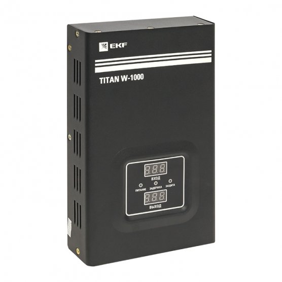 Фотография товара 'EKF stab-w-1000 Стабилизатор напряжения настенный TITAN W-1000'