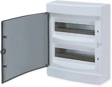 Фотография товара 'EKF ux-2x12-nw Щит распределительный навесной "Unix" белая дверь 2x12 модулей IP41'