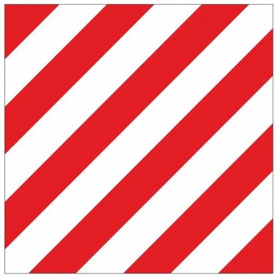 Фотография товара 'EKF zn-1-01 Знак металл "Негабаритное место" (300x300)'