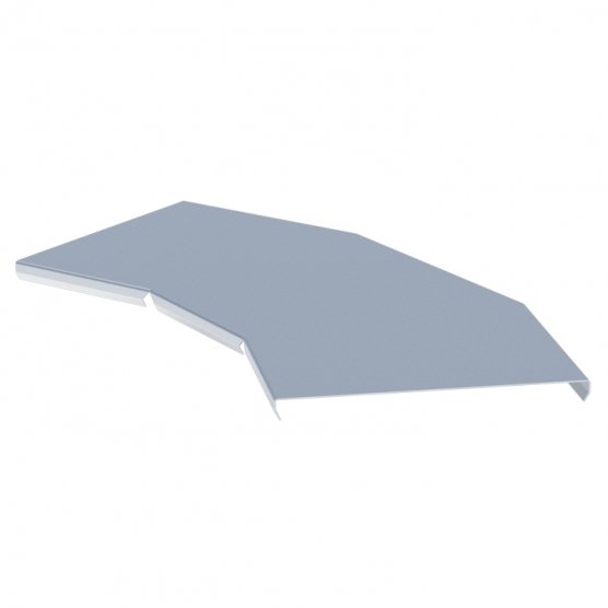 Фотография товара 'EKF kglt45600-HDZ Крышка на угол 45 град. горизонтальный для лестничнго лотка 600 мм'